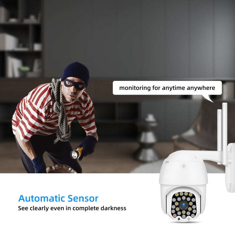 QX18 1080P HD WiFi IP Camera, Support Night Vision & Motion Detection & Two Way Audio & TF Card, ...