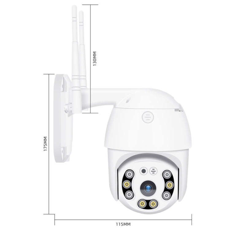 QX21 1080P HD WiFi IP Camera, Support Night Vision & Motion Detection & Two Way Audio & TF Card, ...