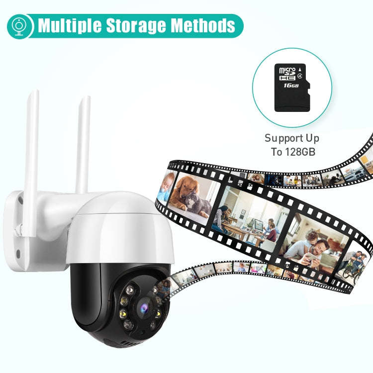 QX29 3.0MP HD WiFi IP Camera, Support Night Vision & Motion Detection & Two Way Audio & TF Card, ...