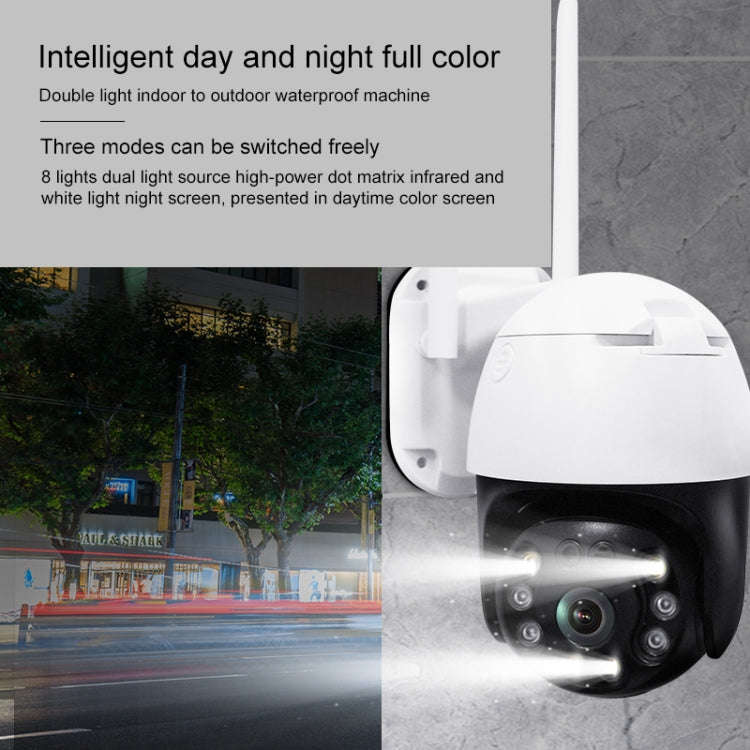 QX36 1080P 3.0MP 3.6mm Lens IP65 Waterproof PTZ 360 Degree Rotating WIFI Camera, Support Day and ...