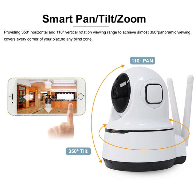 PAF200 2MP 1080P HD Wireless IP Camera, Support Motion Detection & Infrared Night Vision & TF Car...