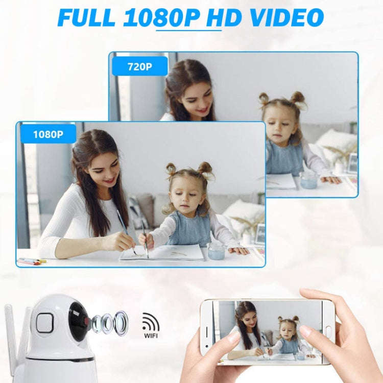 PAF200 2MP 1080P HD Wireless IP Camera, Support Motion Detection & Infrared Night Vision & TF Car...