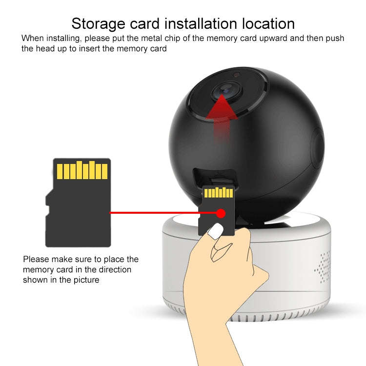YT46 HD Wireless Indoor Network Shaking Head Camera, Support Motion Detection & Infrared Night Vi...