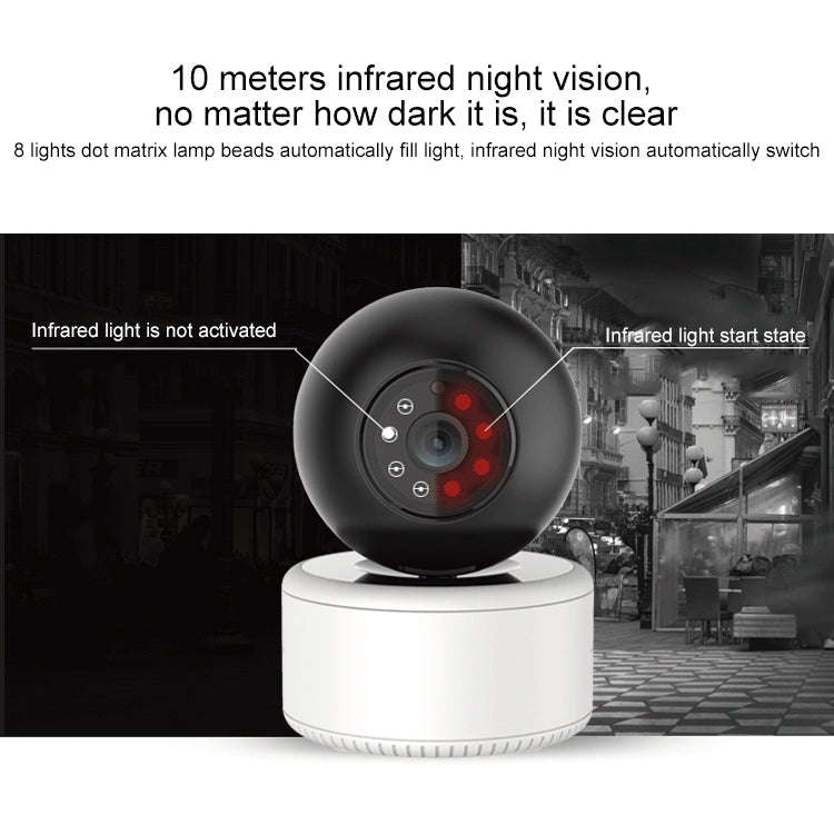 YT46 HD Wireless Indoor Network Shaking Head Camera, Support Motion Detection & Infrared Night Vi...