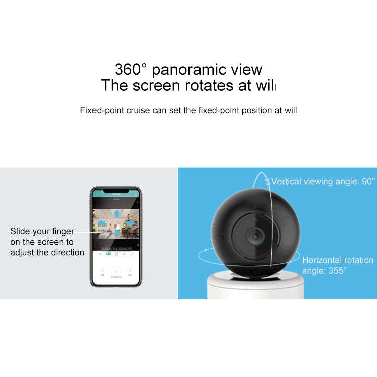 YT46 HD Wireless Indoor Network Shaking Head Camera, Support Motion Detection & Infrared Night Vi...