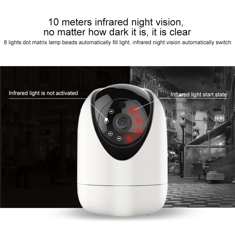 YT47 HD Wireless Indoor Network Shaking Head Camera, Support Motion Detection & Infrared Night Vi...