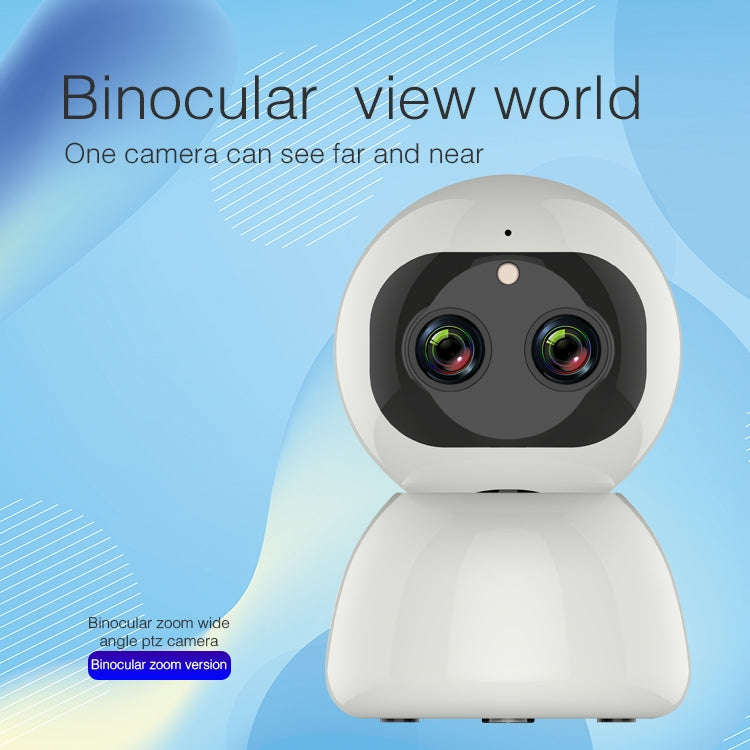 YT48 HD Wireless Indoor Network Shaking Head Binocular Camera, Support Motion Detection & Infrare...