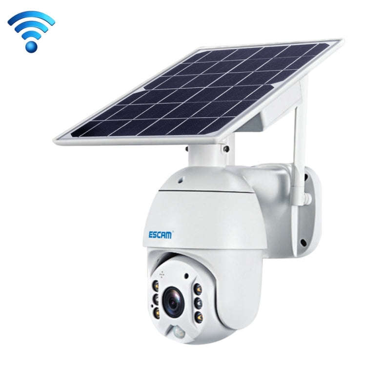 ESCAM QF280 HD 1080P IP66 Waterproof WiFi Solar Panel PT IP Camera with Battery, Support Night Vi...