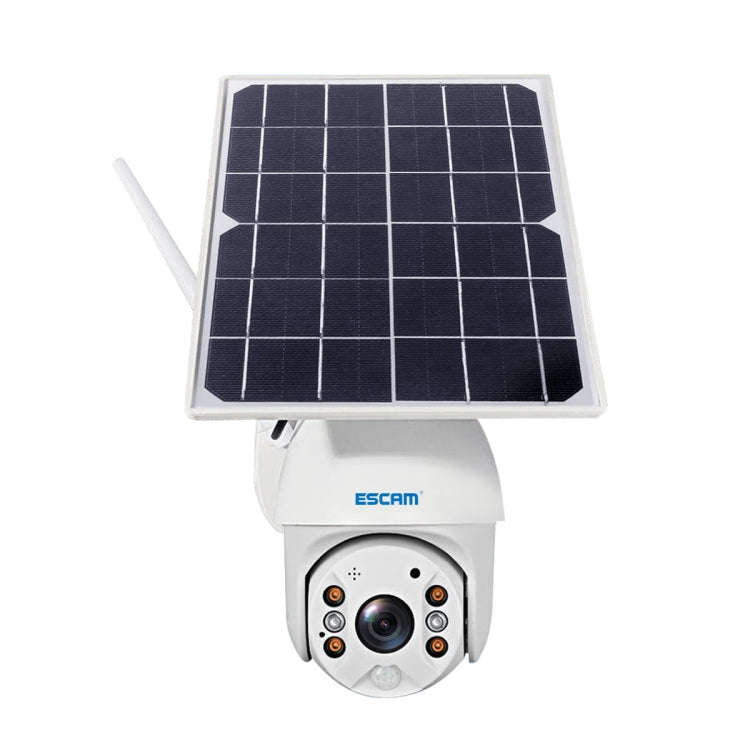 ESCAM QF480 EU Version HD 1080P IP66 Waterproof 4G Solar Panel PT IP Camera with Battery, Support...