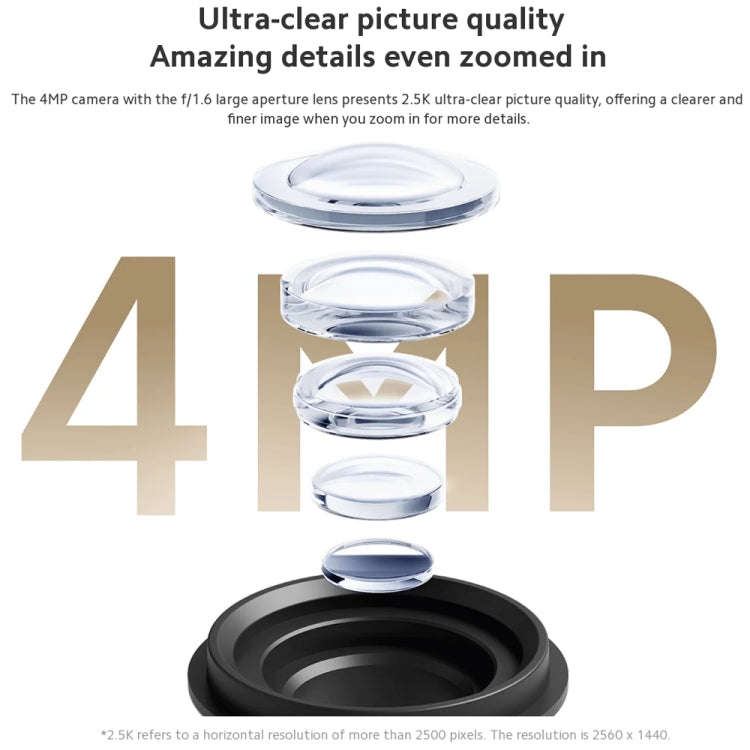 Original Xiaomi CW300 4MP Outdoor Camera IP66 Waterproof Full Color Night Vision WiFi Camera, US ...