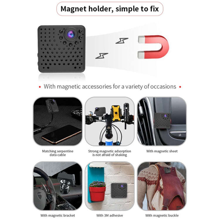W18 1080P HD WiFi Smart Mini Security Camera, Support 155 Degrees Wide Angle & Motion Detection &...