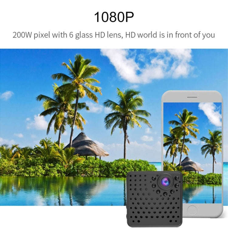 W18 1080P HD WiFi Smart Mini Security Camera, Support 155 Degrees Wide Angle & Motion Detection &...