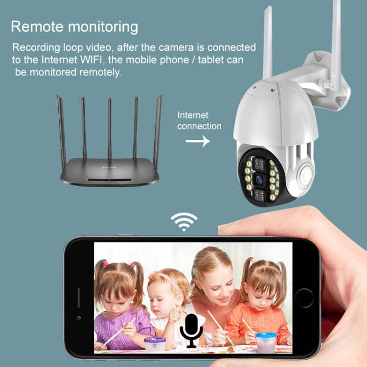 Q20 Outdoor Mobile Phone Remotely Rotate Wireless WiFi HD Camera, Support Three Modes of Night Vi...