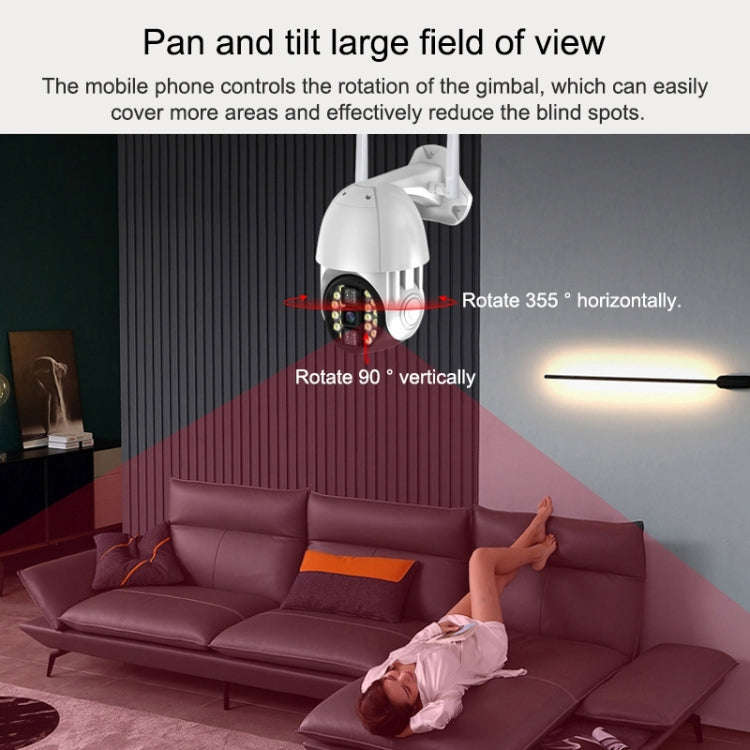 Q20 Outdoor Mobile Phone Remotely Rotate Wireless WiFi HD Camera, Support Three Modes of Night Vi...