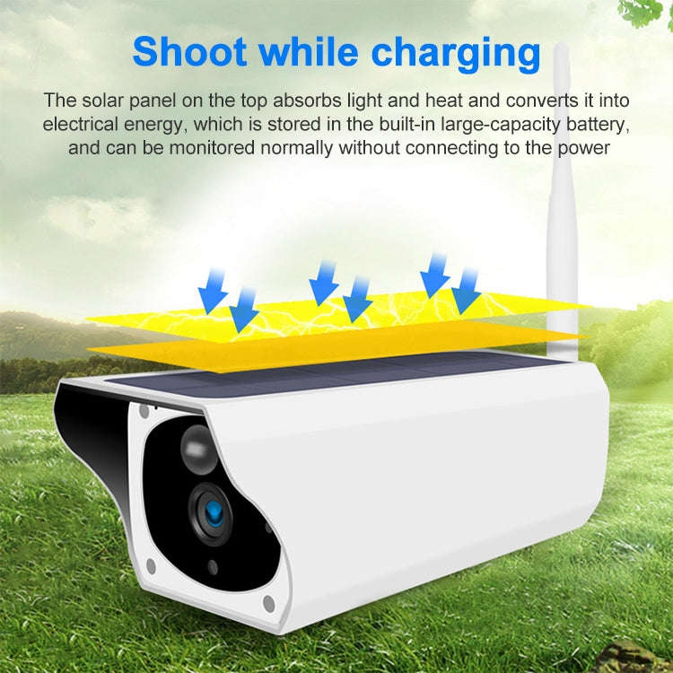 T1-2 2 Megapixel WiFi Version IP67 Waterproof Solar HD Monitor Camera without Battery & Memory, S...