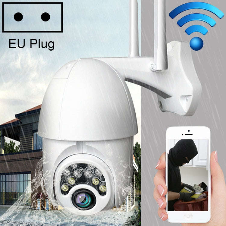 Q10 Outdoor Mobile Phone Remotely Rotate Wireless WiFi 10 Lights IR Night Vision HD Camera, Suppo...