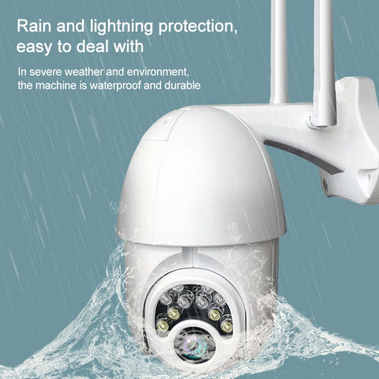 Q10 Outdoor Mobile Phone Remotely Rotate Wireless WiFi 10 Lights IR Night Vision HD Camera, Suppo...