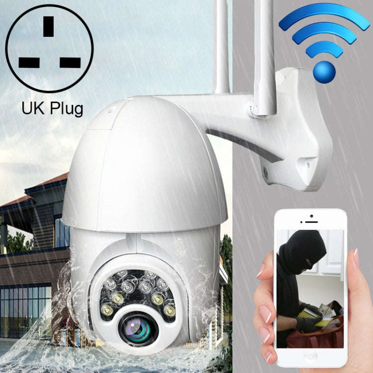 Q10 Outdoor Mobile Phone Remotely Rotate Wireless WiFi 10 Lights IR Night Vision HD Camera, Suppo...