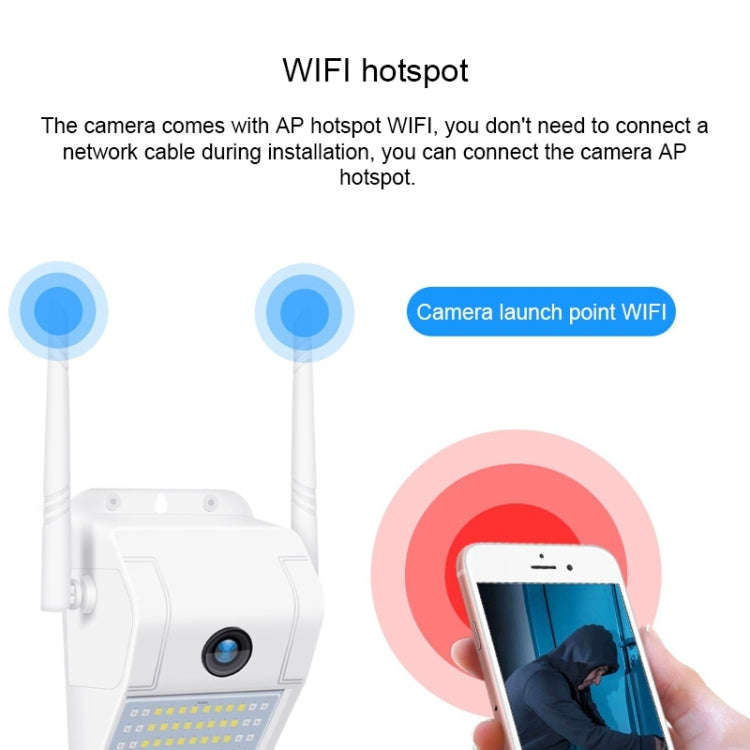 DP11 2 Megapixel IP66 Waterproof Wall Light Wireless IP Camera, Support Multiple Night Vision & M...