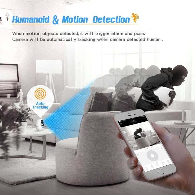ESCAM PVR008 HD 1080P WiFi IP Camera, Support Motion Detection / Night Vision, IR Distance: 10m, ...