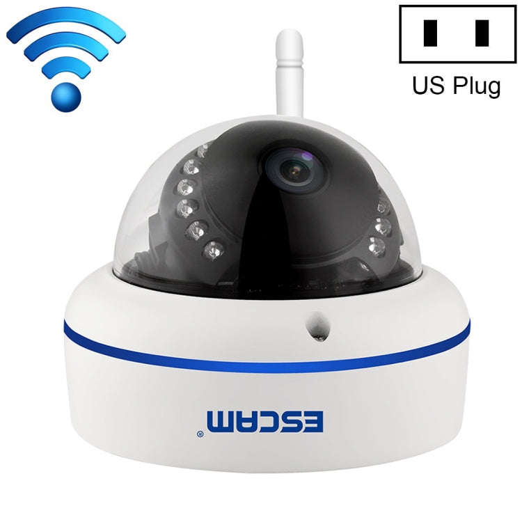 ESCAM Speed QD800WIFI ONVIF HD 1080P 2.0MP P2P Private Cloud IP66 Waterproof Security WiFi IP Cam...