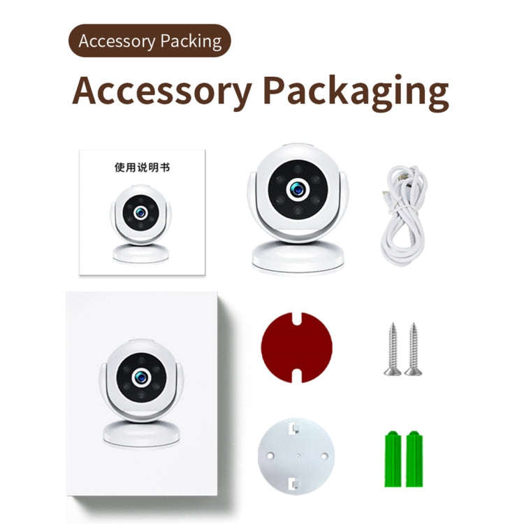 A5 Portable Mini 4K HD Camera Night Vision Home Security Micro Camcorder (White)