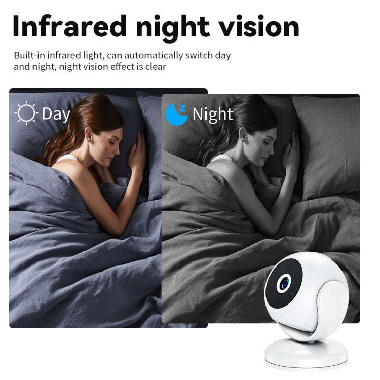 A5 Portable Mini 4K HD Camera Night Vision Home Security Micro Camcorder (White)