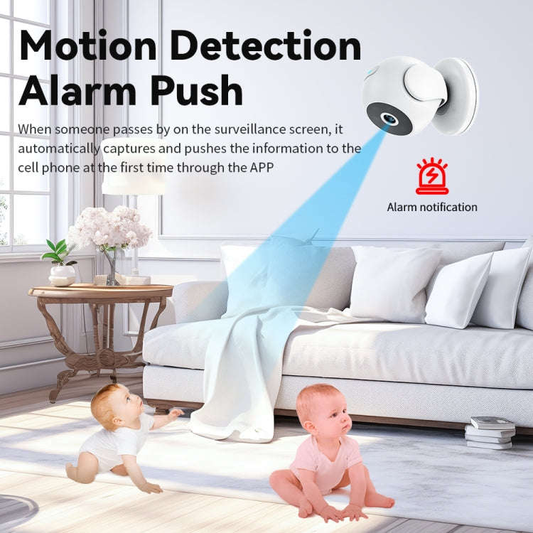 A5 Portable Mini 4K HD Camera Night Vision Home Security Micro Camcorder (White)