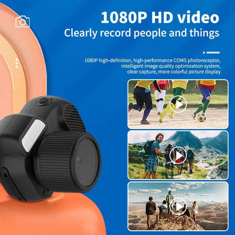 Y3000 1080P Mini Action Camera with Screen Video Recorder Sport DV Small Micro Camcorder (Black)