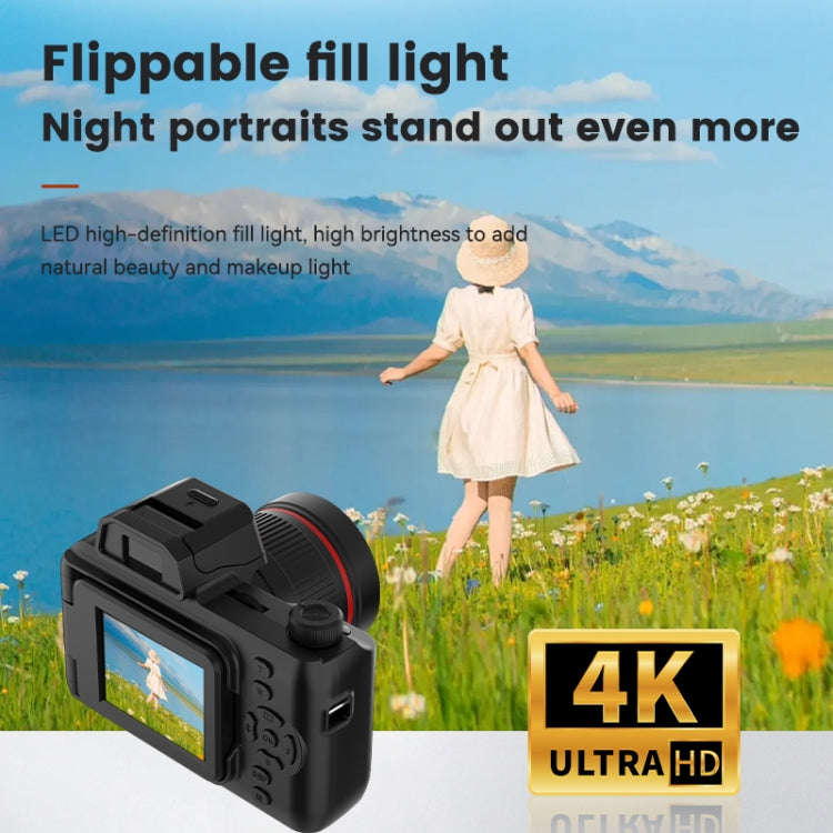 Y5000 4K Mini Digital Camera High Definition Selfies Student Digital Camera, (Black)