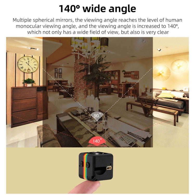 SQ11 Mini DV HD 960P 6 LEDs Sport Recorder Camera with Holder, Support Monitor Detection & IR Nig...