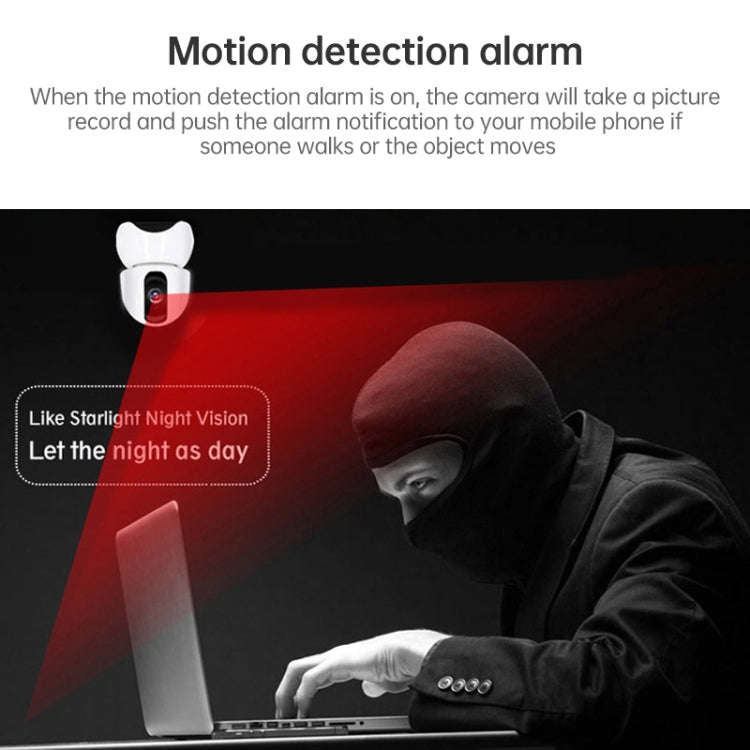 Anpwoo-YT003 2.0 Mega 3.6mm Lens Wide Angle 1080P Smart WIFI Monitor Camera , Support Night Visio...