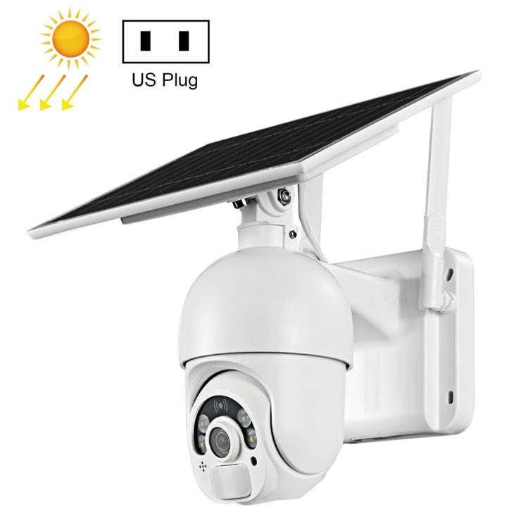 T22 1080P Full HD Solar Powered 4G Network US Version Camera, Support PIR Alarm, Night Vision, Tw...