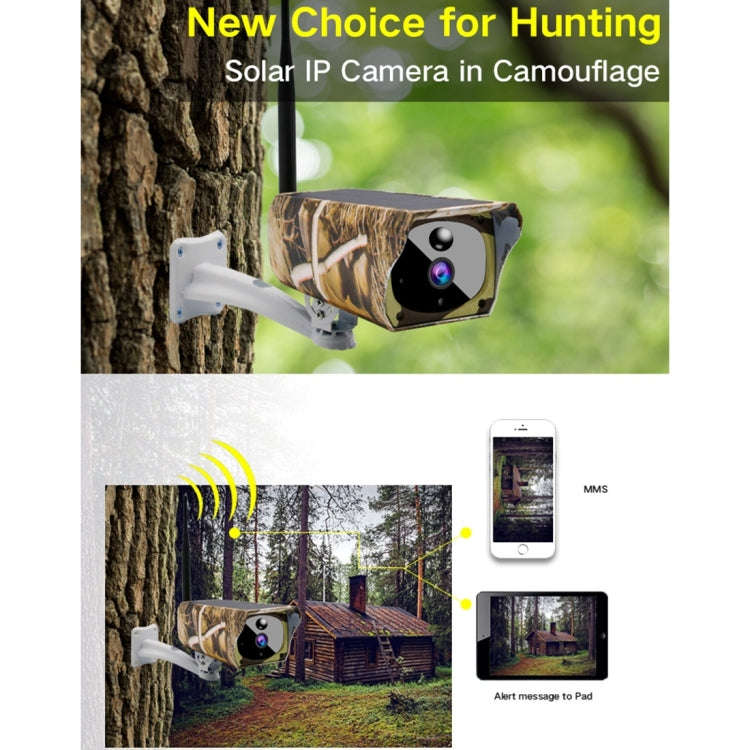 VESAFE VS-Y4 Maple Leaf Pattern 1080P HD Battery Solar WiFi IP Camera, Support PIR Motion Detecti...