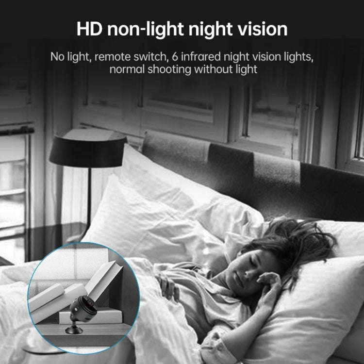 A9 720P Wifi Wireless Network Camera Wide-angle Recorder(Black)