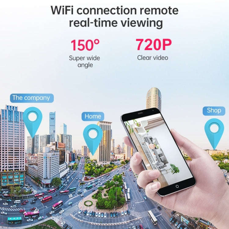 A9 720P Wifi Wireless Network Camera Wide-angle Recorder (White)