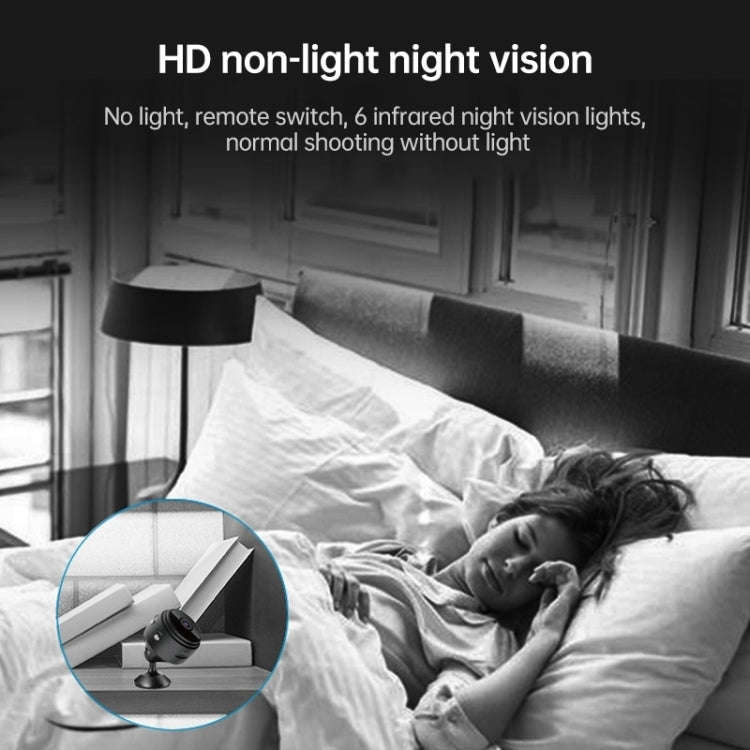 A9 720P Wifi Wireless Network Camera Wide-angle Recorder (White)