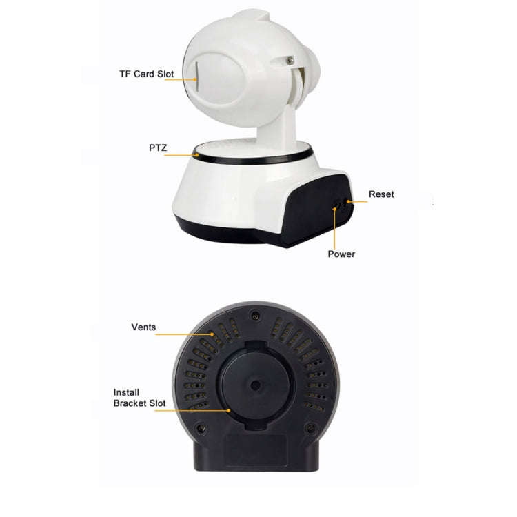 Anpwoo YT001 720P HD WiFi IP Camera with 6 PCS Infrared LEDs, Support Motion Detection & Night Vi...