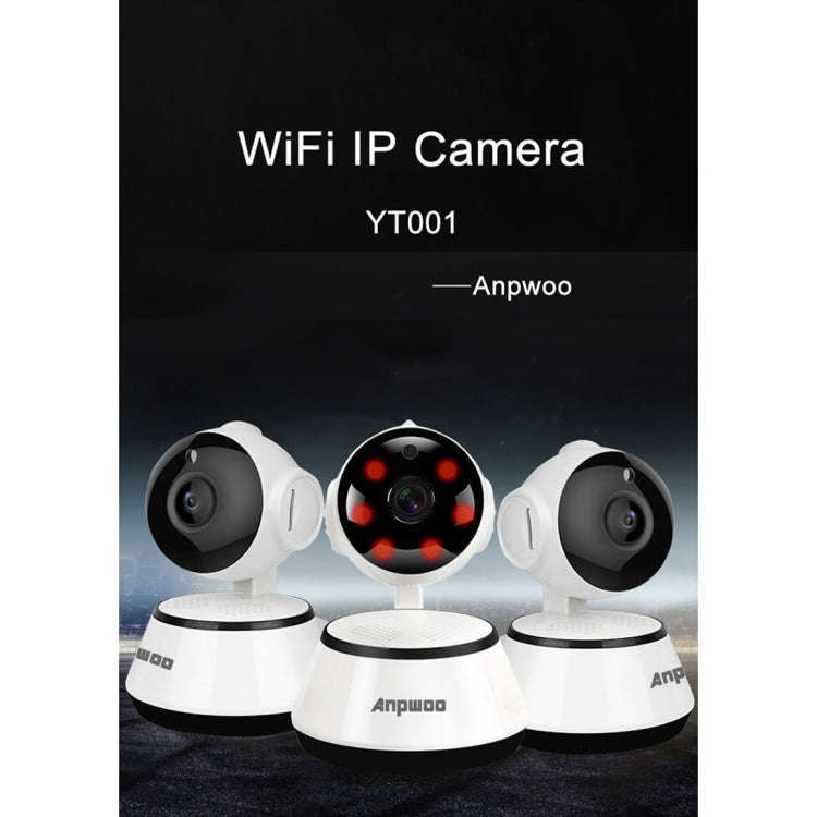 Anpwoo YT001 720P HD WiFi IP Camera with 6 PCS Infrared LEDs, Support Motion Detection & Night Vi...