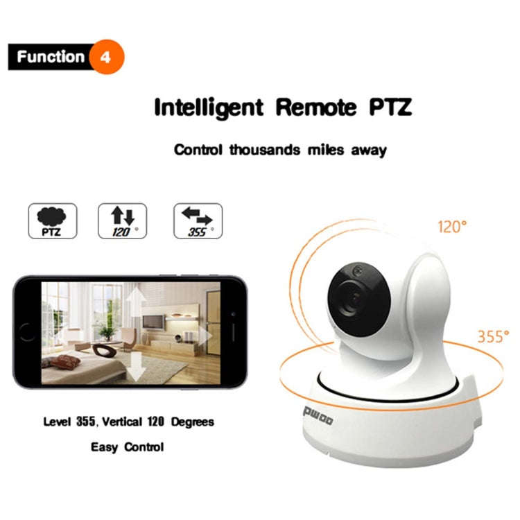 Anpwoo YT002 Ingenic T10 720P HD WiFi IP Camera with 11 PCS Infrared LEDs, Support Motion Detecti...
