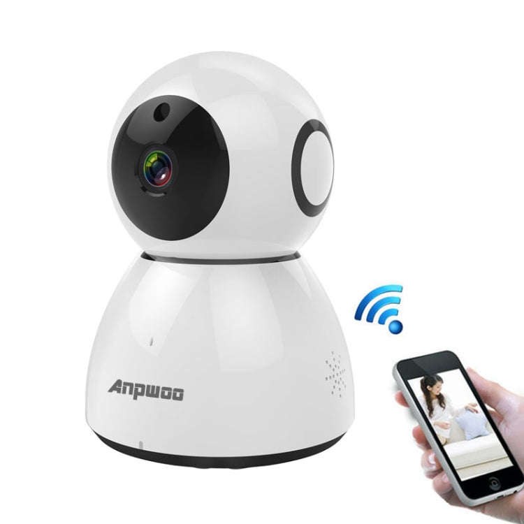 Anpwoo Snowman 1080P HD WiFi IP Camera, Support Motion Detection & Infrared Night Vision & TF Car...