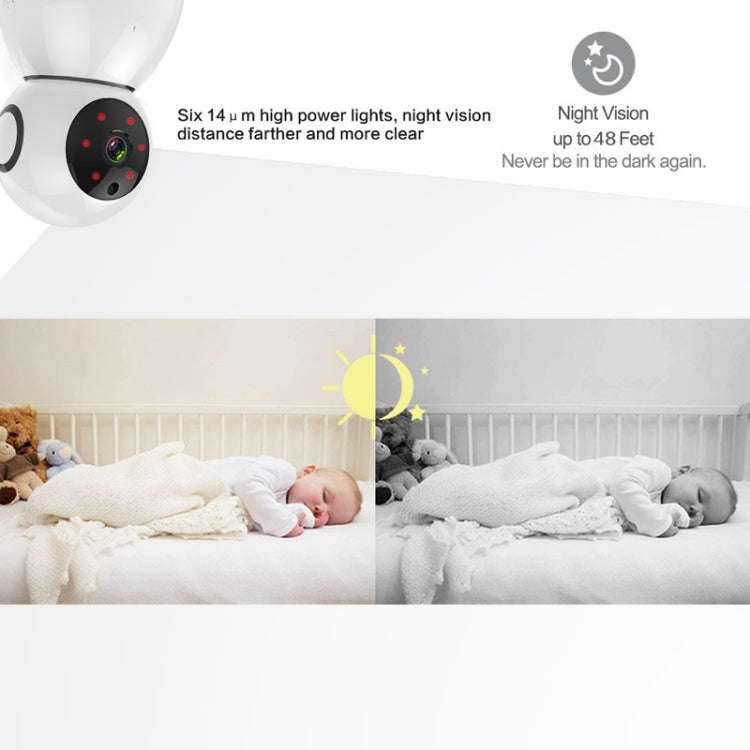 Anpwoo Snowman 1080P HD WiFi IP Camera, Support Motion Detection & Infrared Night Vision & TF Car...