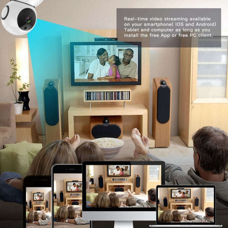 Anpwoo Snowman 1080P HD WiFi IP Camera, Support Motion Detection & Infrared Night Vision & TF Car...