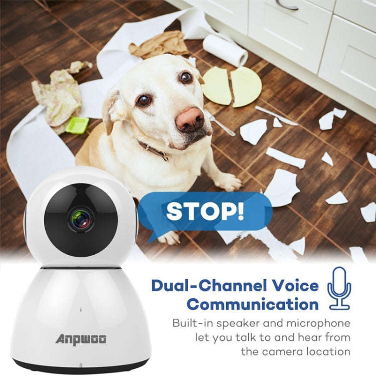 Anpwoo Snowman 1080P HD WiFi IP Camera, Support Motion Detection & Infrared Night Vision & TF Car...