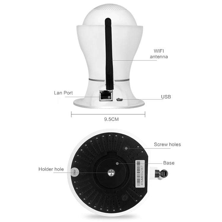 Anpwoo Hercules GM8135+SC2145 1080P HD WiFi IP Camera, Support Motion Detection & Infrared Night ...