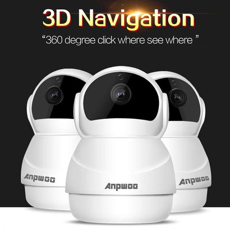 Anpwoo Warrior GM8135+SC2145 1080P HD WiFi IP Camera, Support Motion Detection & Infrared Night V...