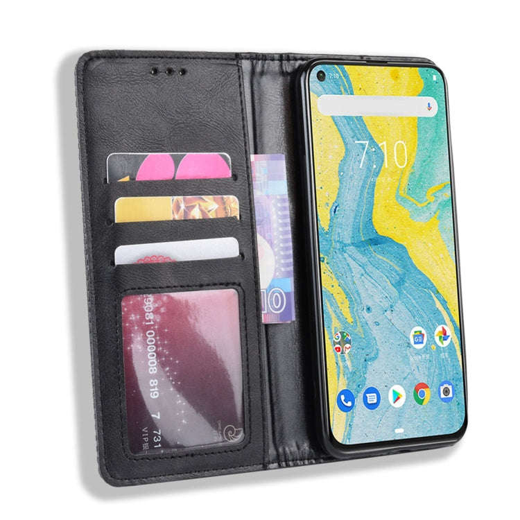 Retro Magnetic Clasp Horizontal Flip Leather Case for Nokia X71 (8.1 Plus), with Holder & Card Sl...