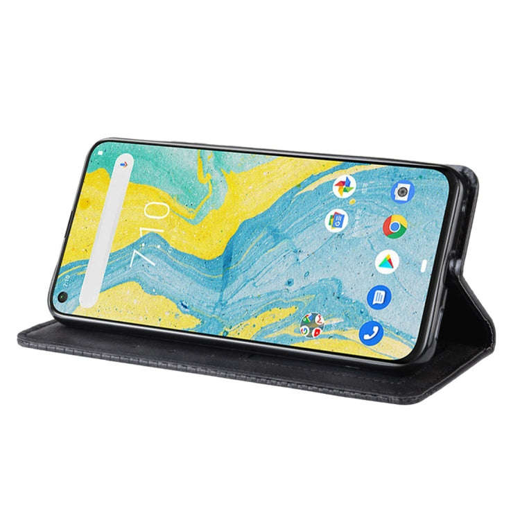 Retro Magnetic Clasp Horizontal Flip Leather Case for Nokia X71 (8.1 Plus), with Holder & Card Sl...