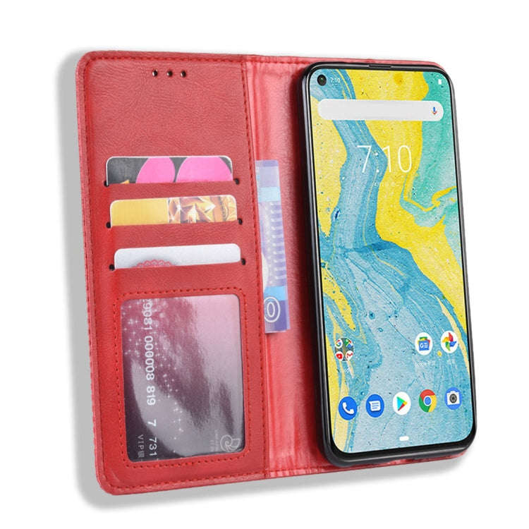Retro Magnetic Clasp Horizontal Flip Leather Case for Nokia X71 (8.1 Plus), with Holder & Card Sl...