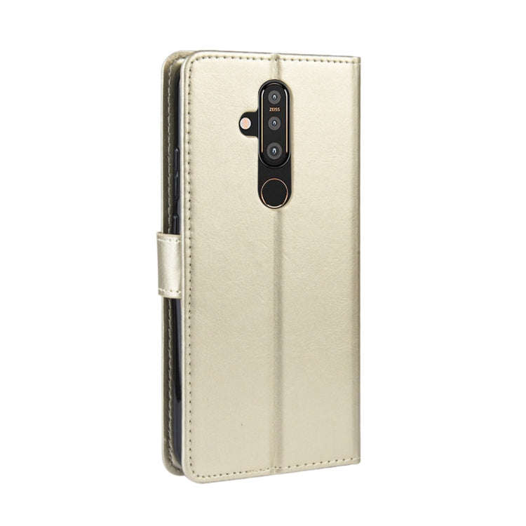 Crazy Horse Texture Horizontal Flip Leather Case for Nokia X71 (8.1 Plus), with Holder & Card Slo...